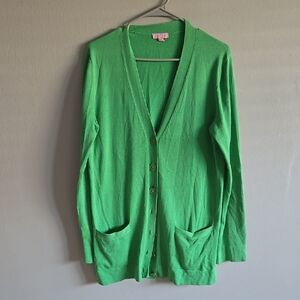 Shop Closing Lilly Pulitzer Green Women's Cardigan Sweater